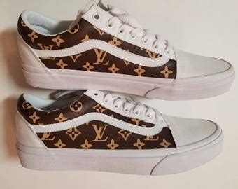 louis vuitton white reflective vans|louis vuitton white sneakers.